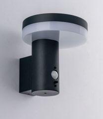 Applique per esterno IP44 in alluminio antracite con SENSORE DI MOVIMENTO e PANNELLO SOLARE luce natura 4000°k 5W 600 LM Applique per esterno IP44 in alluminio antracite con SENSORE DI MOVIMENTO e PANNELLO SOLARE luce natura 4000°k 5W 600 LM